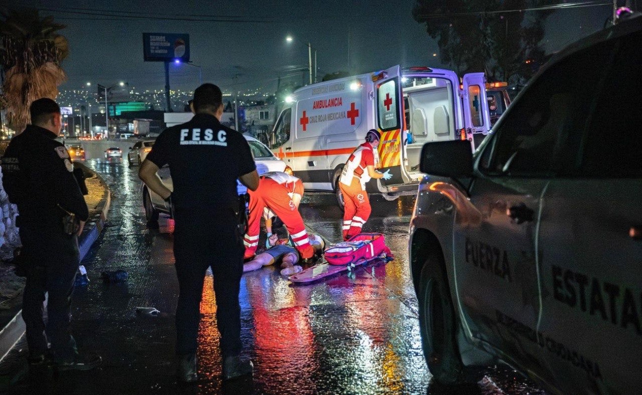 Hombre en condición de calle es atropellado sobre el Libramiento Sur