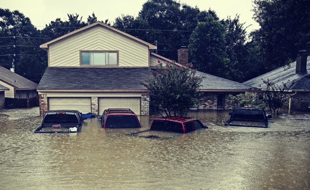 Lluvia de Harvey hizo que Houston se hundiera