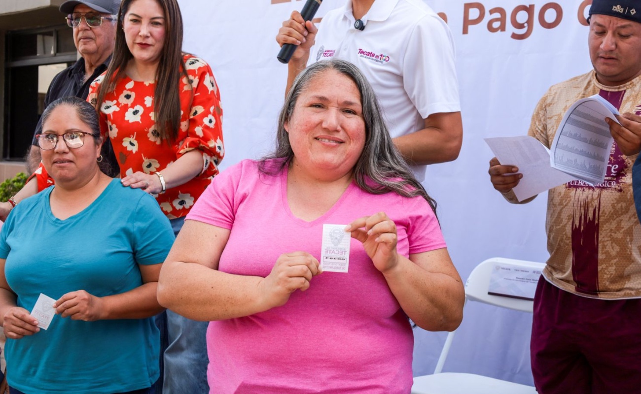 500 engomados en la primera etapa para quienes fortalecen a Tecate con el pago de su predial.