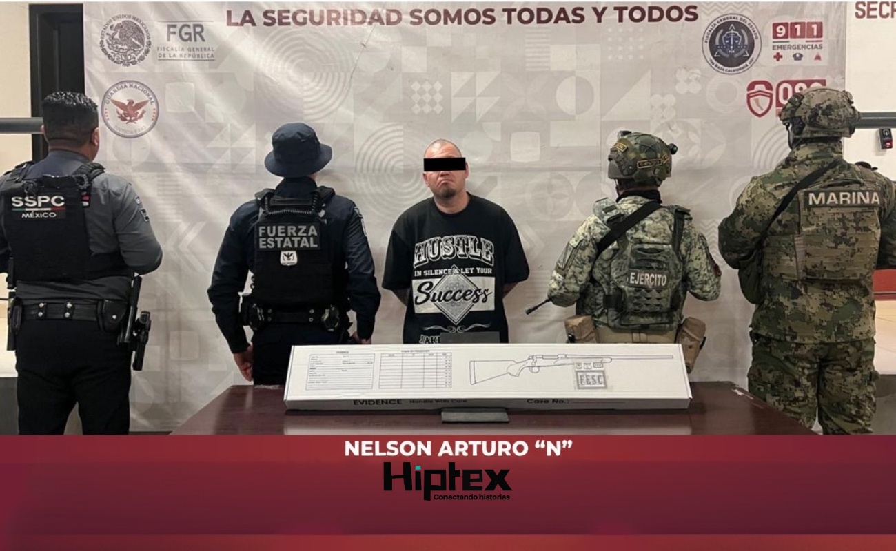 Aseguran a generador de violencia en posesión de arma larga en Tijuana