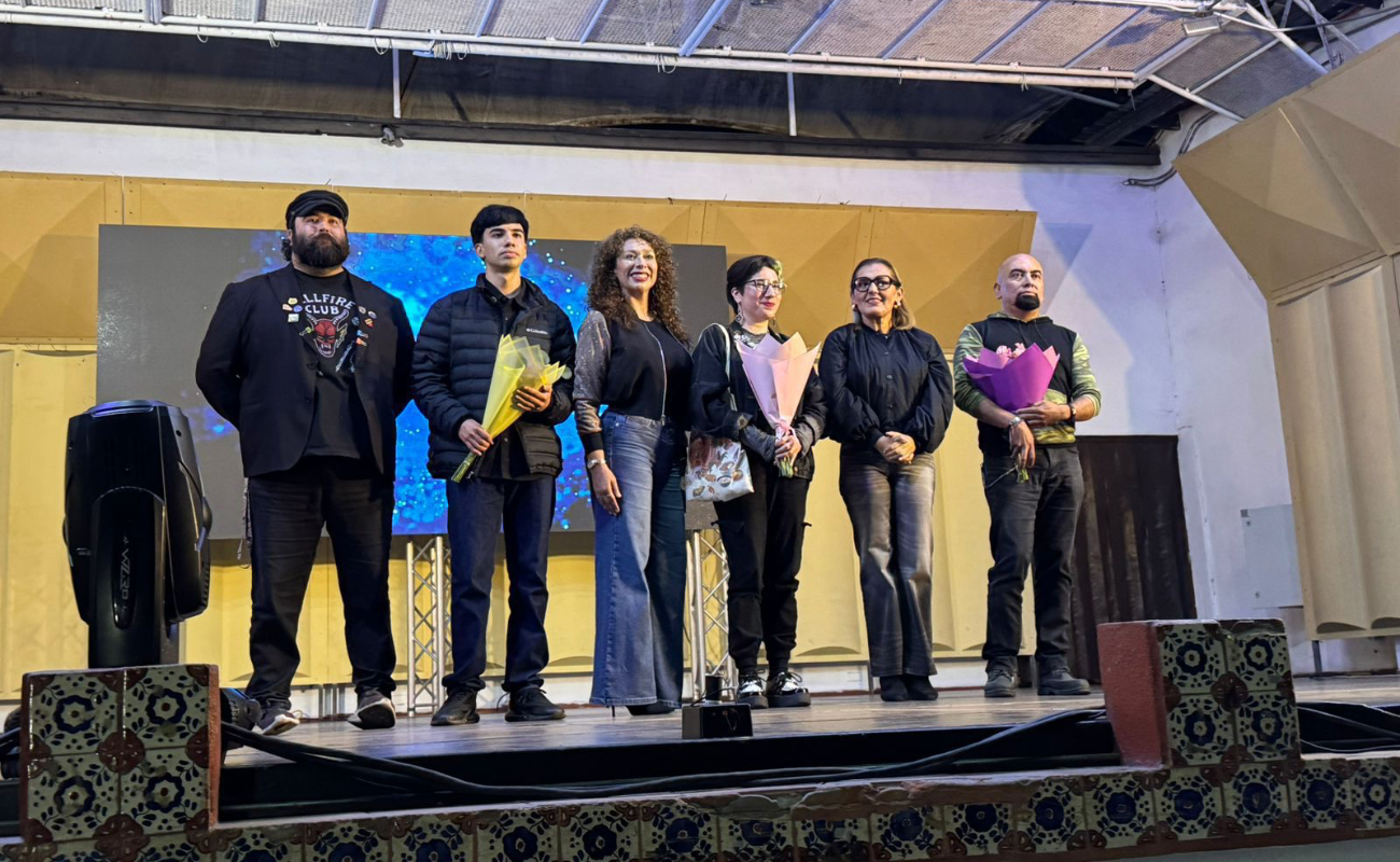 Rubén Darío Palomares Ruiz, Ritchie Durazo Libertad y Alejandro Ruiz Espinosa, ganadores de los primeros tres lugares.