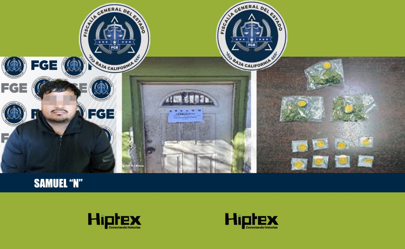 Detienen a sujeto en posesión de droga tras cateo