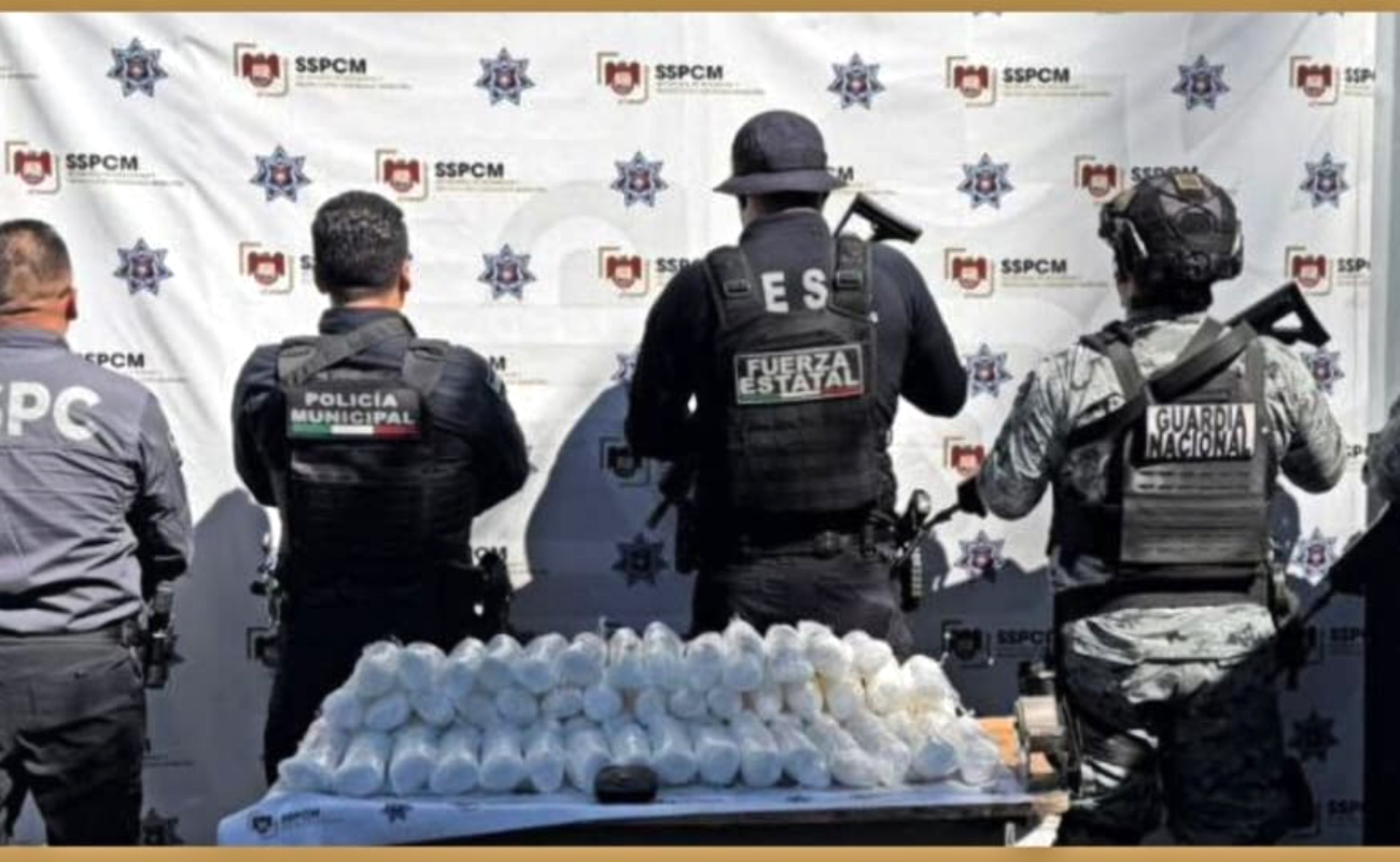Aseguran “mula ciega” con 27 kilos de “cristal” en Playas de Tijuana