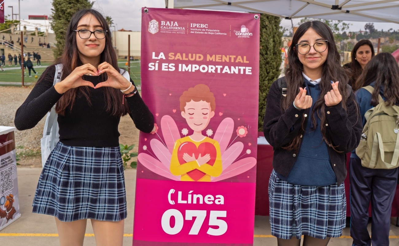 La Secretaría de Salud, a través del IPEBC, ha realizado 40,856 tamizajes gratuitos en escuelas para detectar el consumo de sustancias en menores.