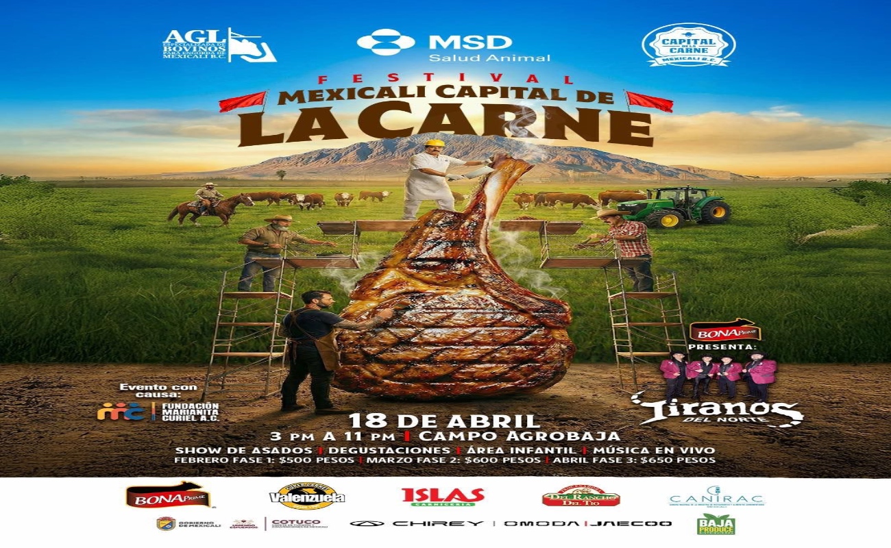 El evento se llevará a cabo el próximo 18 de abril en los campos de Agrobaja.