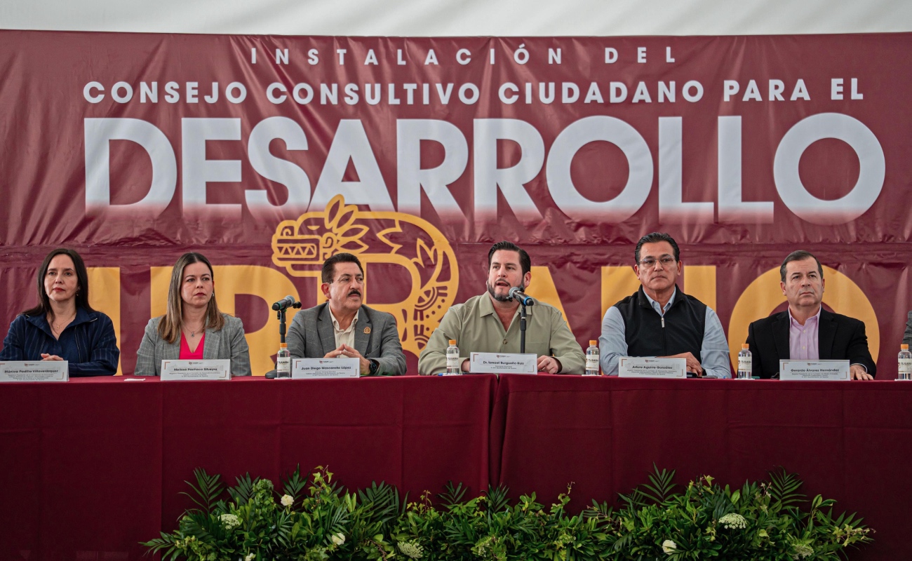 Instala Ismael Burgueño el Consejo Consultivo Ciudadano para el Desarrollo Urbano