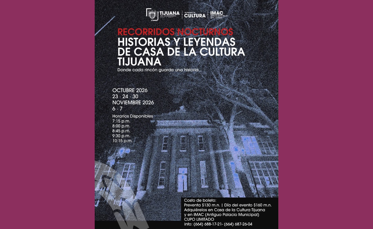 Los recorridos se realizarán los días 23, 24 y 30 de octubre.