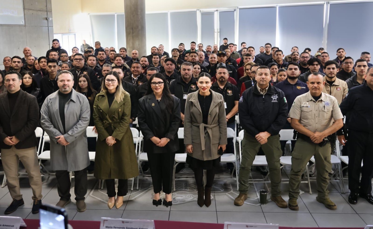 La capacitación fue dirigida a policías y jueces municipales, inspectores de la Dirección de Inspección y Verificación.