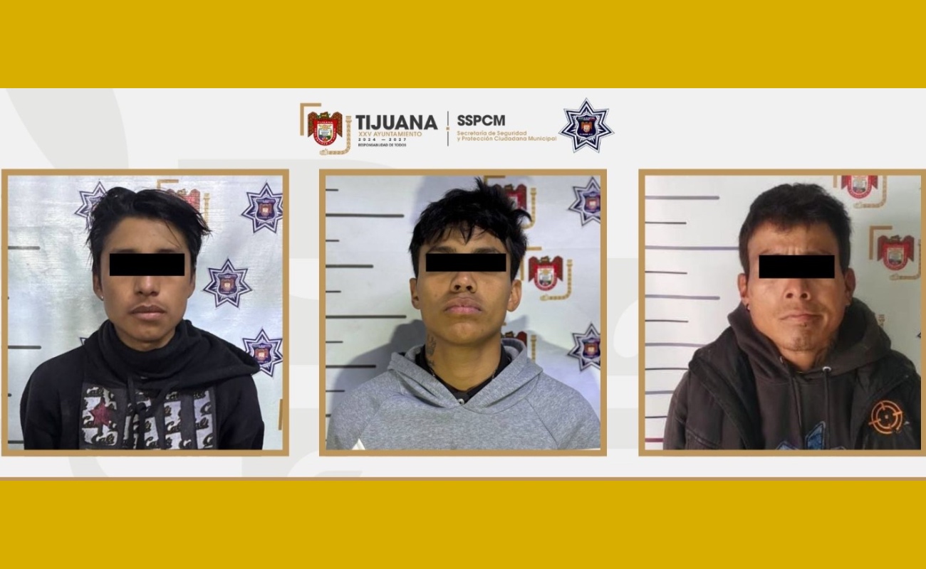 Capturan a tres personas por delitos contra la salud en distintos hechos