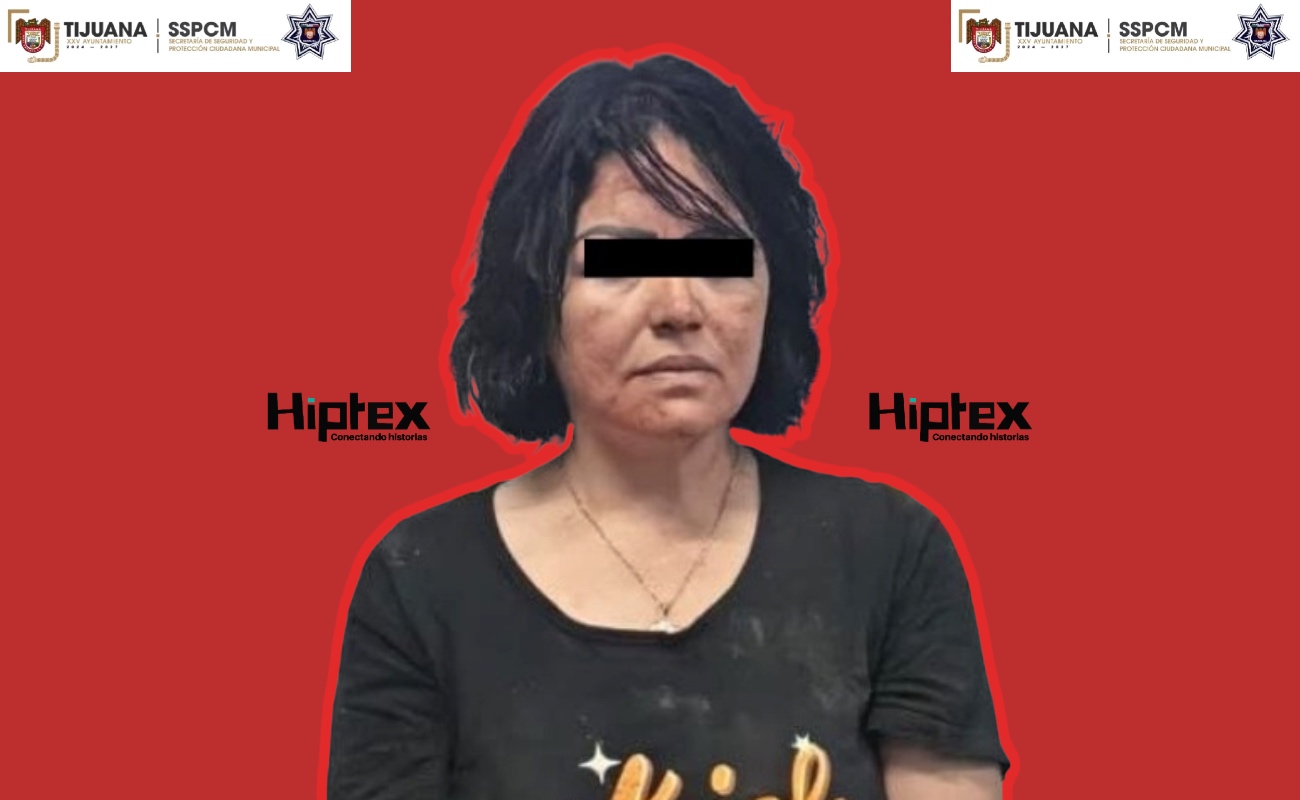 Tatiana "N", de 40 años de edad, la detenida.