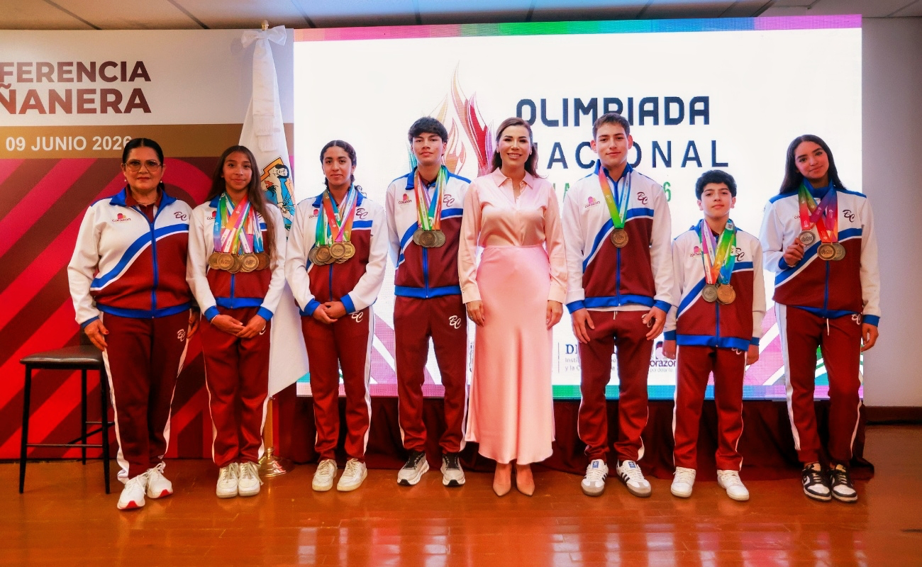 Reconoce gobernadora Marina del Pilar liderazgo de BC en el TOP 3 de la Olimpiada Nacional