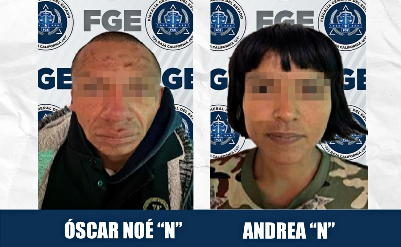Óscar Noé “N” y Andrea “N” fueron vinculados a proceso por robo a casa habitación y robo con violencia, respectivamente.