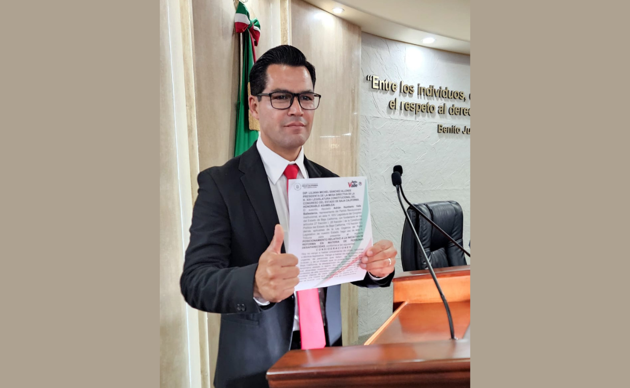 Diputado Humberto Valle presenta una Iniciativa de reforma a la Constitución del Estado.