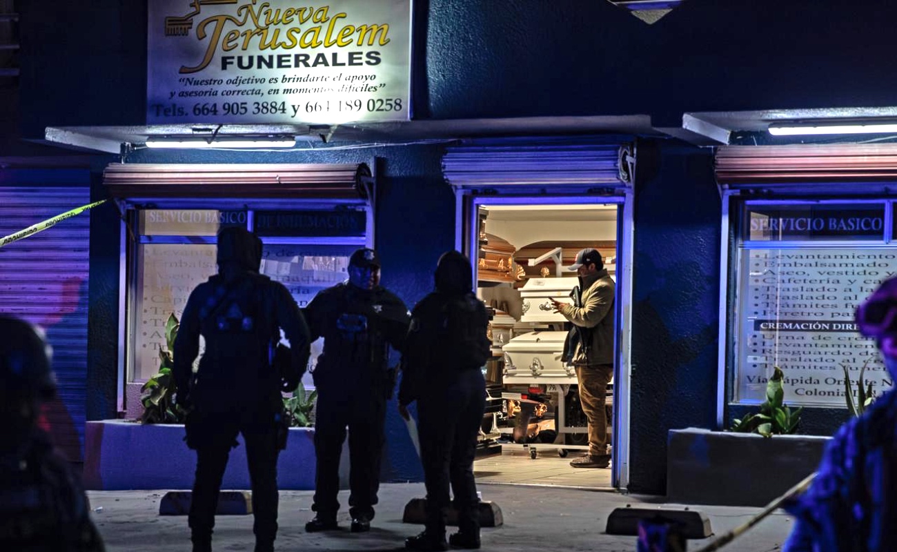 Matan a un hombre al interior de una funeraria