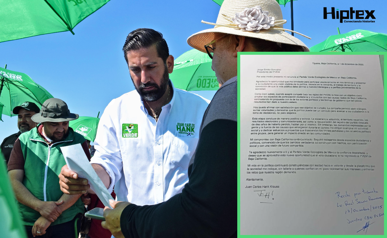 Hank Krauss dijo que renuncia “resultados y aprendizajes importantes”.