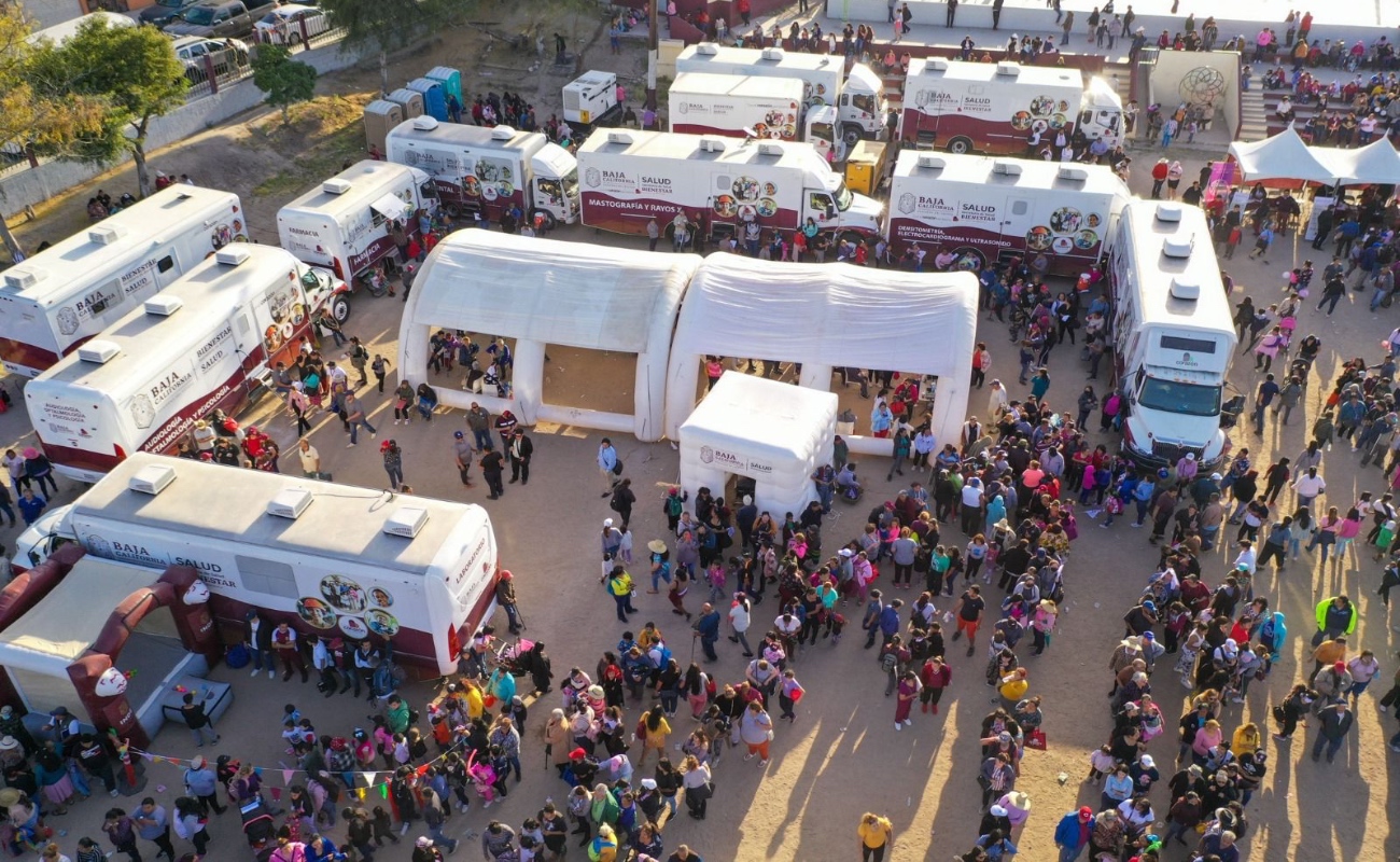 Más de 1.6 millones de servicios integrales brindados por las Caravanas de Salud en BC