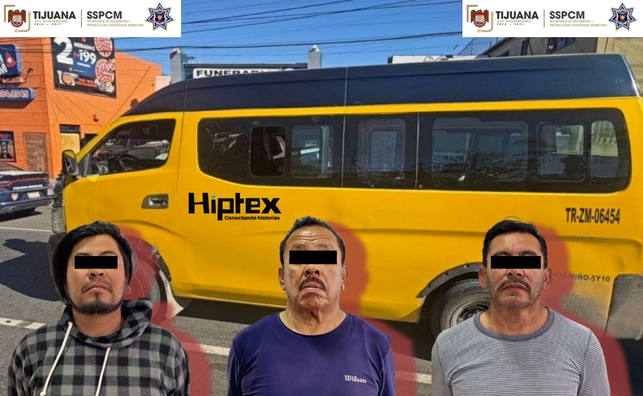 Juan “N”, de 36 años, Ublester “N”, de 64 y Nicolás “N”, de 56, detenidos.