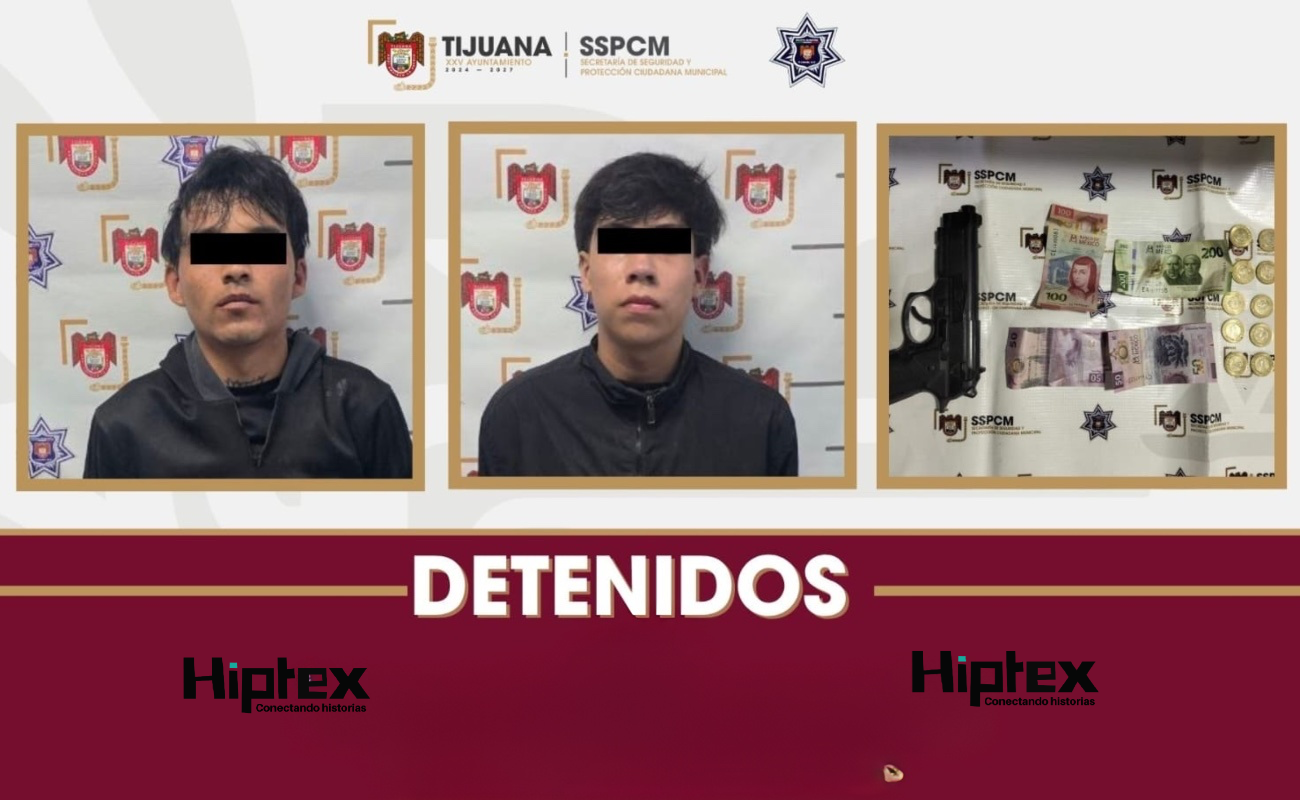 Nery Osvaldo “N”, de 21 años de edad, y José Luis “N”, de 18 años, fueron turnados a la autoridad competente.
