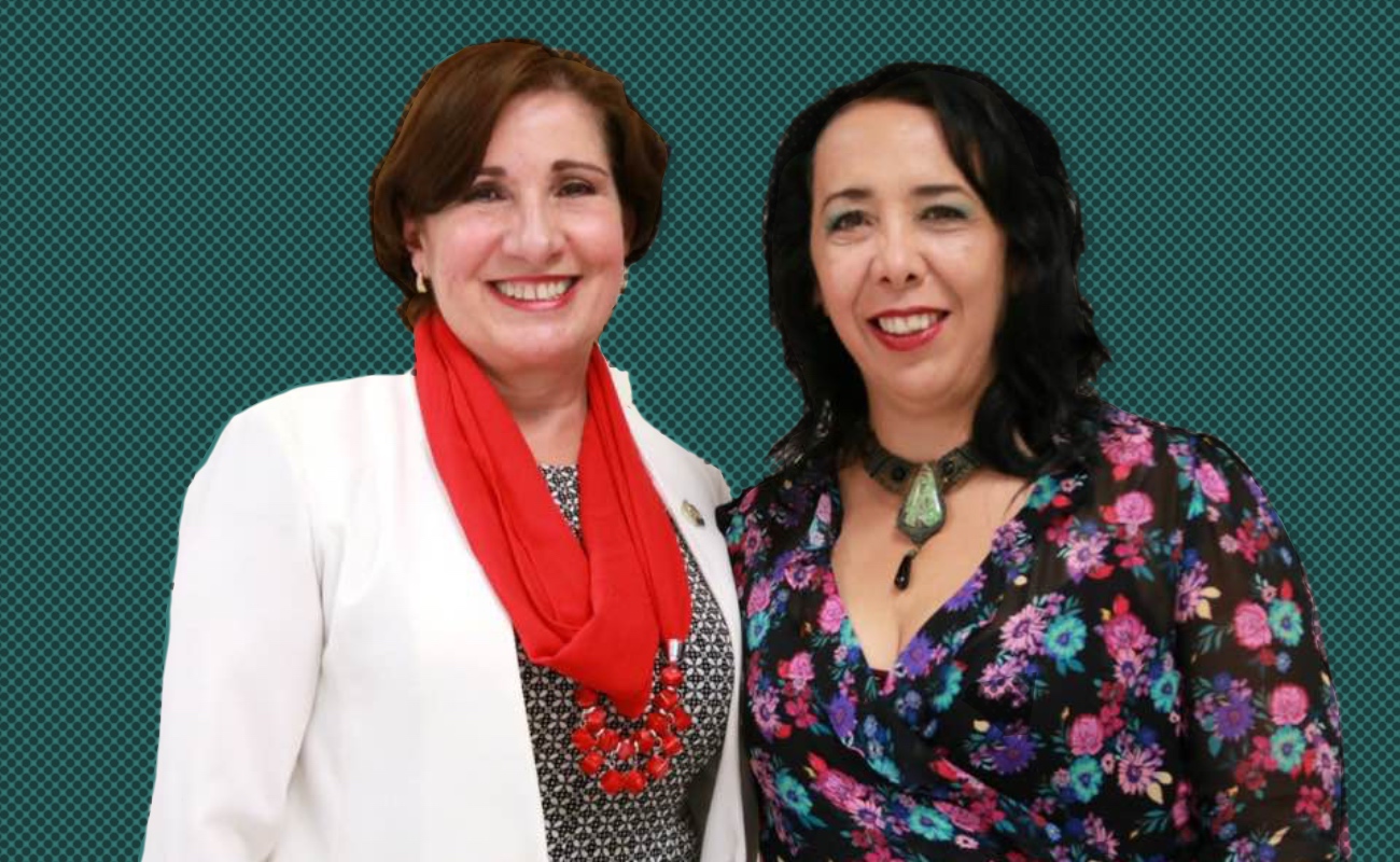 La alcaldesa Mirna Rincón Vargas y la presidente municipal electa Hilda Araceli Brown Figueredo, suscribieron el convenio este lunes.