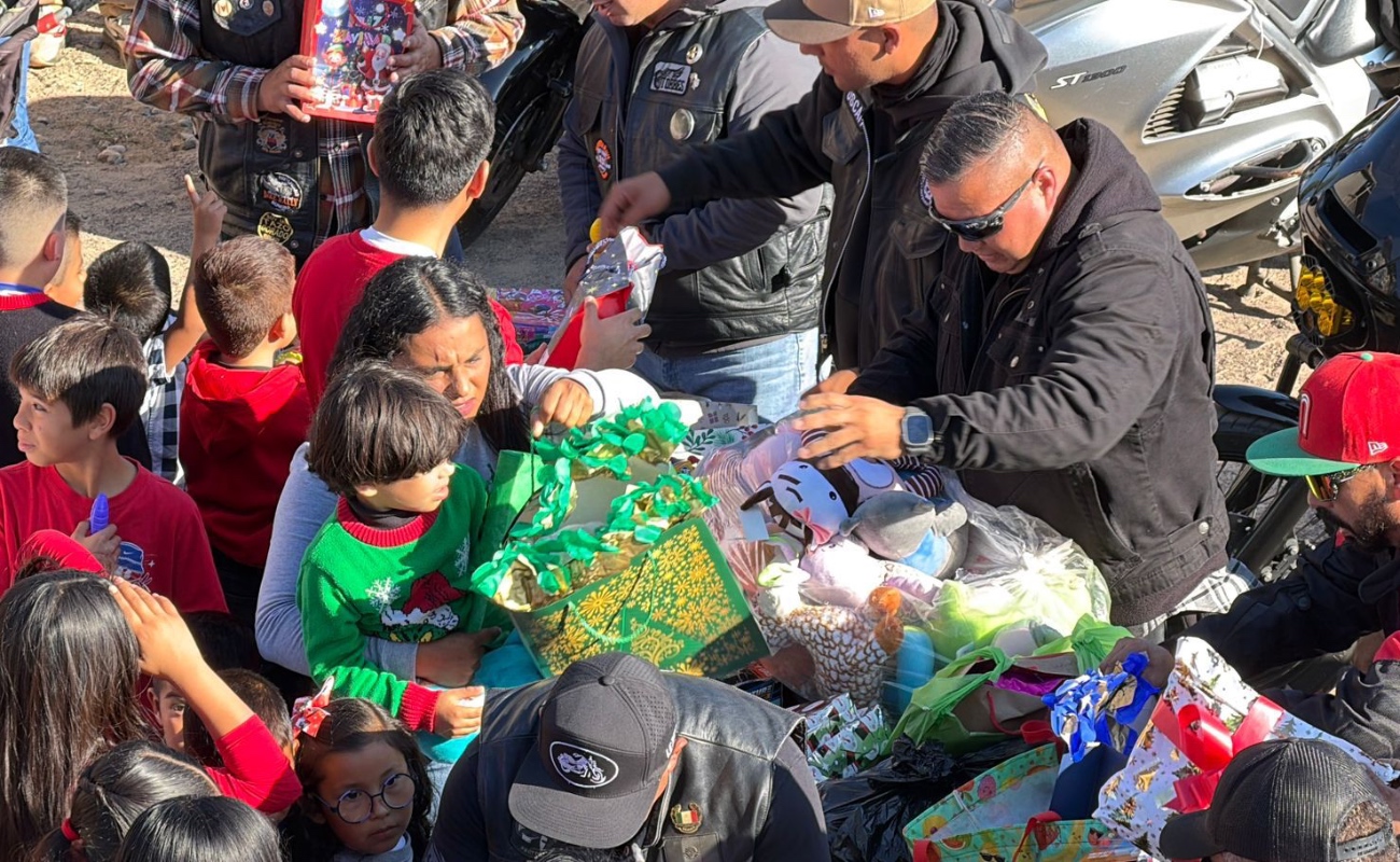 Policías de Ensenada llevan sonrisas y esperanza a niñas y niños con discapacidad en San Quintín