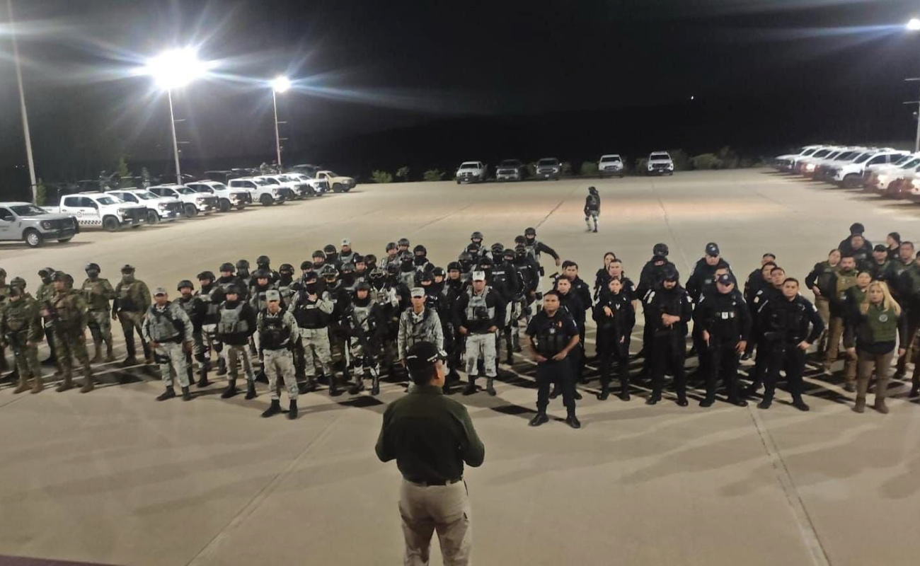 Participan 130 elementos de diversas corporaciones.