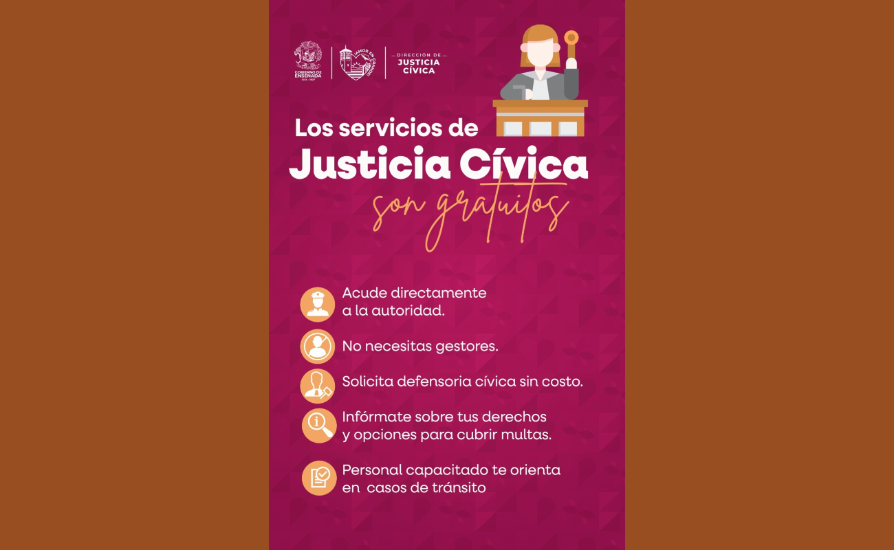 Fortalecen el Modelo de Justicia Cívica en Ensenada