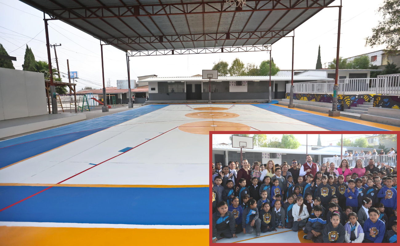 Entrega Ismael Burgueño material para reforzar la infraestructura en la Escuela Primaria Municipal 'Club de Leones’