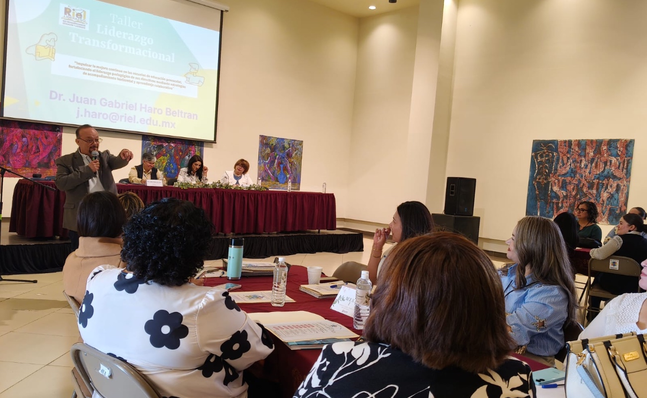 Con la presencia de más de 60 participantes, se realizó el taller “Liderazgo transformacional” para educación preescolar.