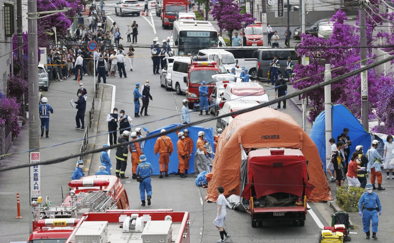 Hasta el momento se habla de tres personas muertas, incluido el atacante, en el evento sucedió en la ciudad de Kawasaki.