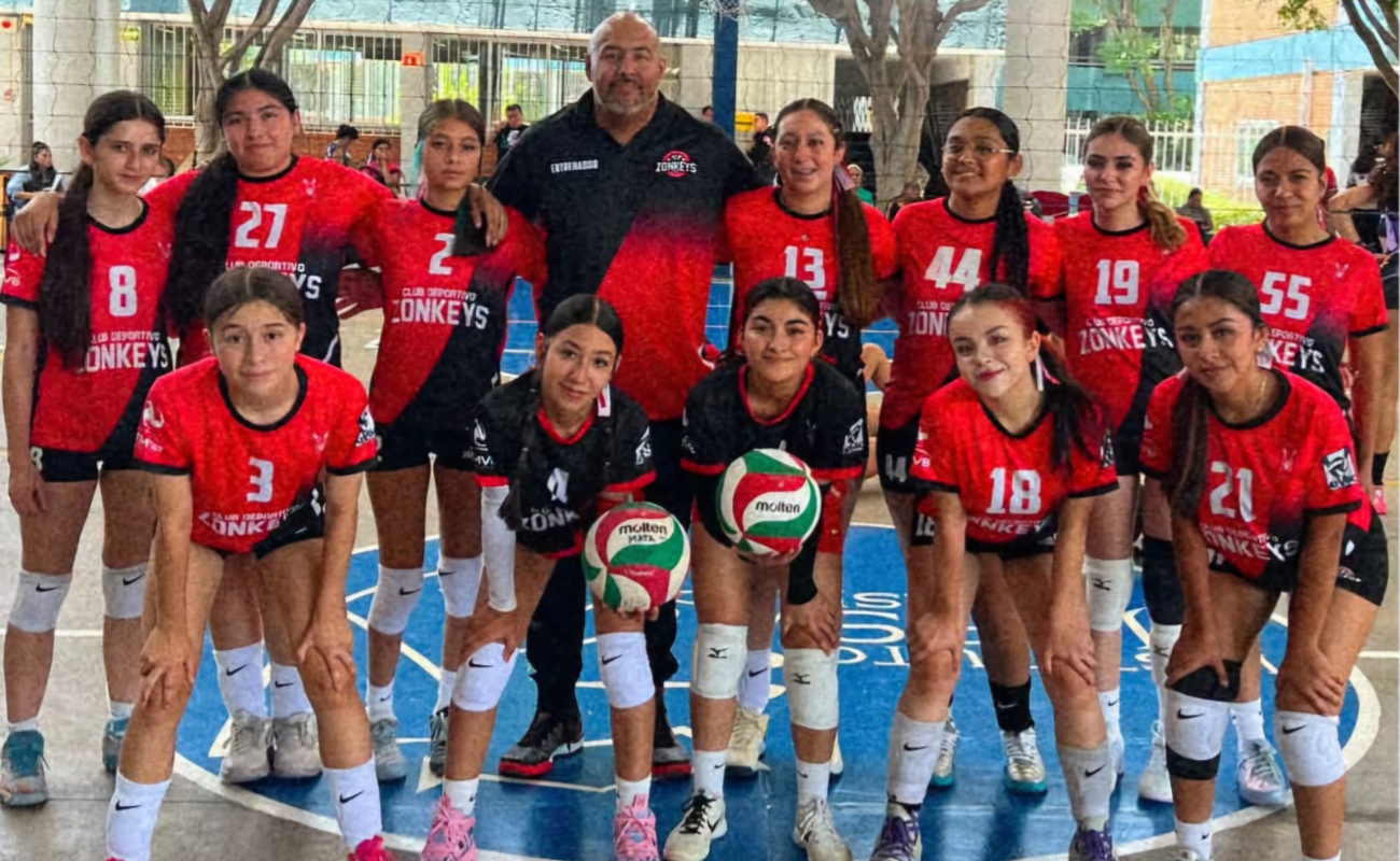 El Club Deportivo Zonkeys participó en el Festival Nacional Infantil y Juvenil de Voleibol 2026 en León, Guanajuato, con cuatro equipos.