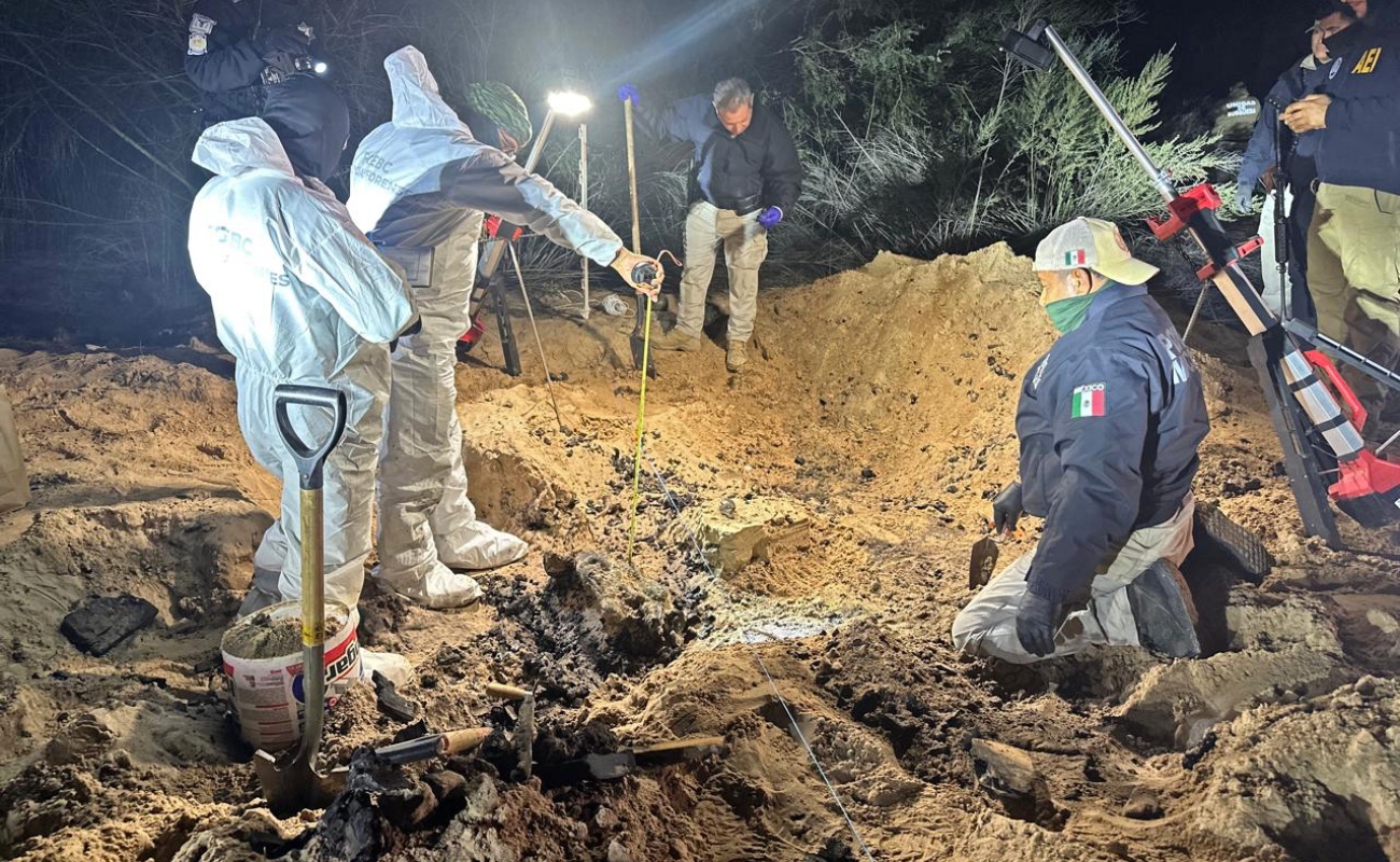 Hallan restos de cuatro cuerpos en fosas clandestinas en Mexicali