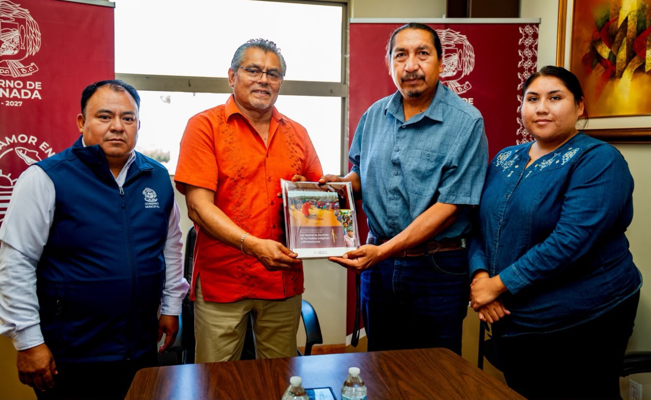 Recibe Gobierno de Ensenada propuesta de Ley General de Derechos de los Pueblos Indígenas y Afromexicanos