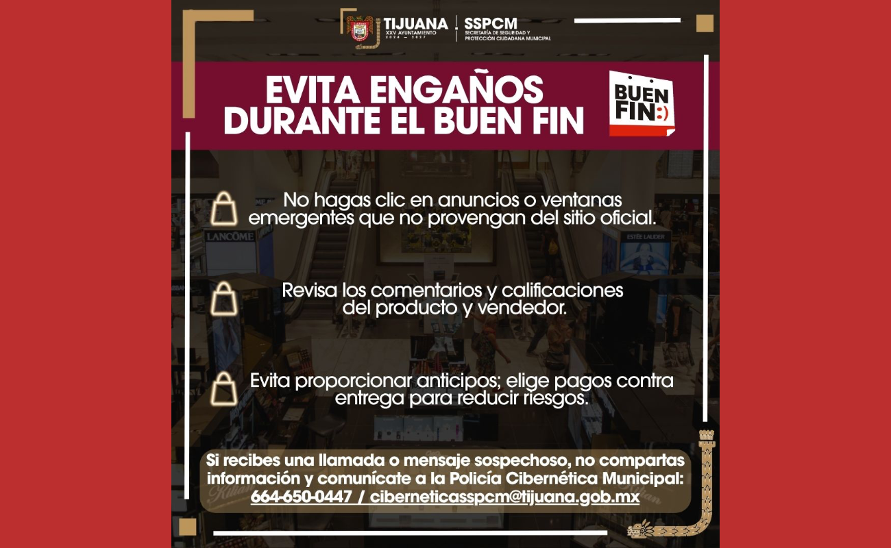 En caso de recibir una llamada sospechosa no compartir información.