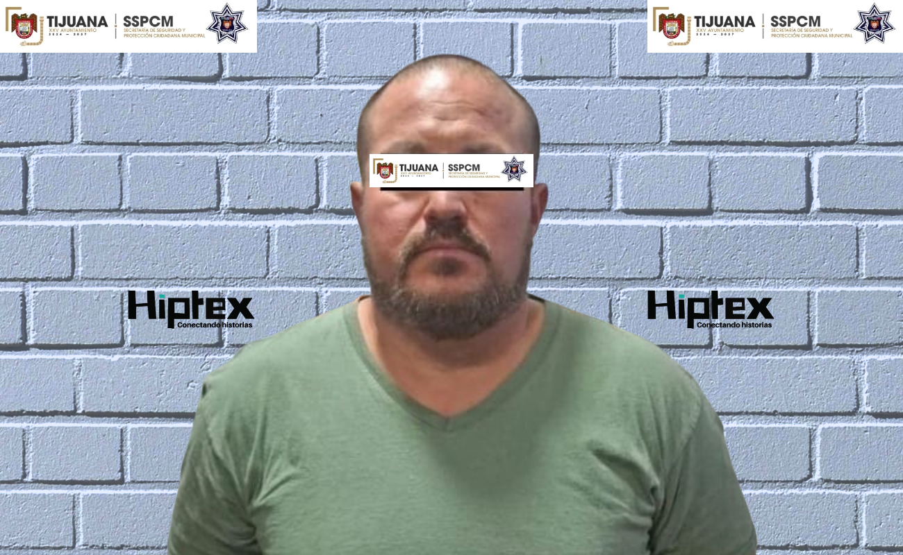 Jorge “N”, de 44 años, originario de California, el detenido.