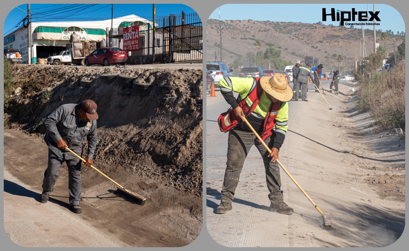Continúa Gobierno Municipal con trabajos de limpieza en distintas colonias de Tijuana