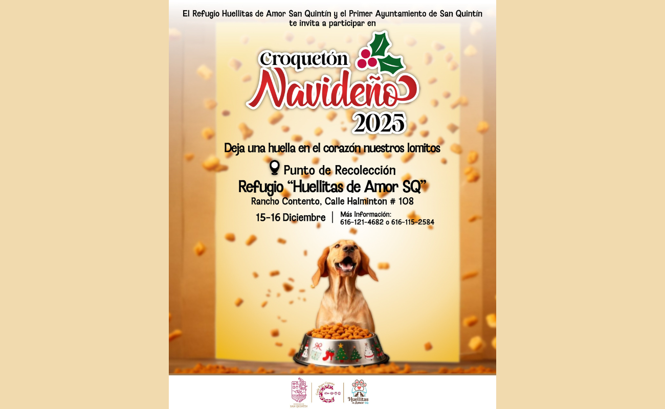 Invitan a participar en el “Croquetón Navideño 2025”