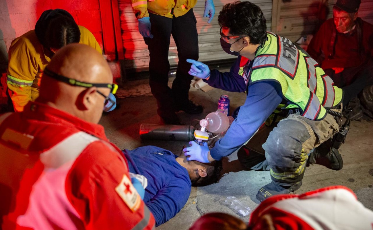 Reaniman a hombre con sobredosis en Zona Centro de Tijuana