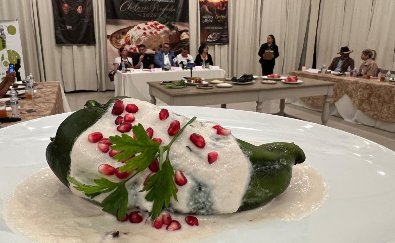 Invitan a disfrutar de la temporada del Chile en Nogada en Tijuana