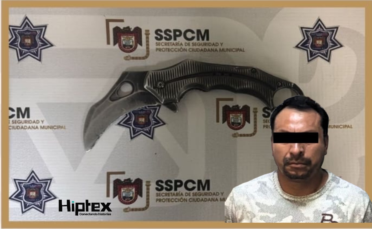 Eli “N", fue detenido y presentado ante las autoridades competentes.