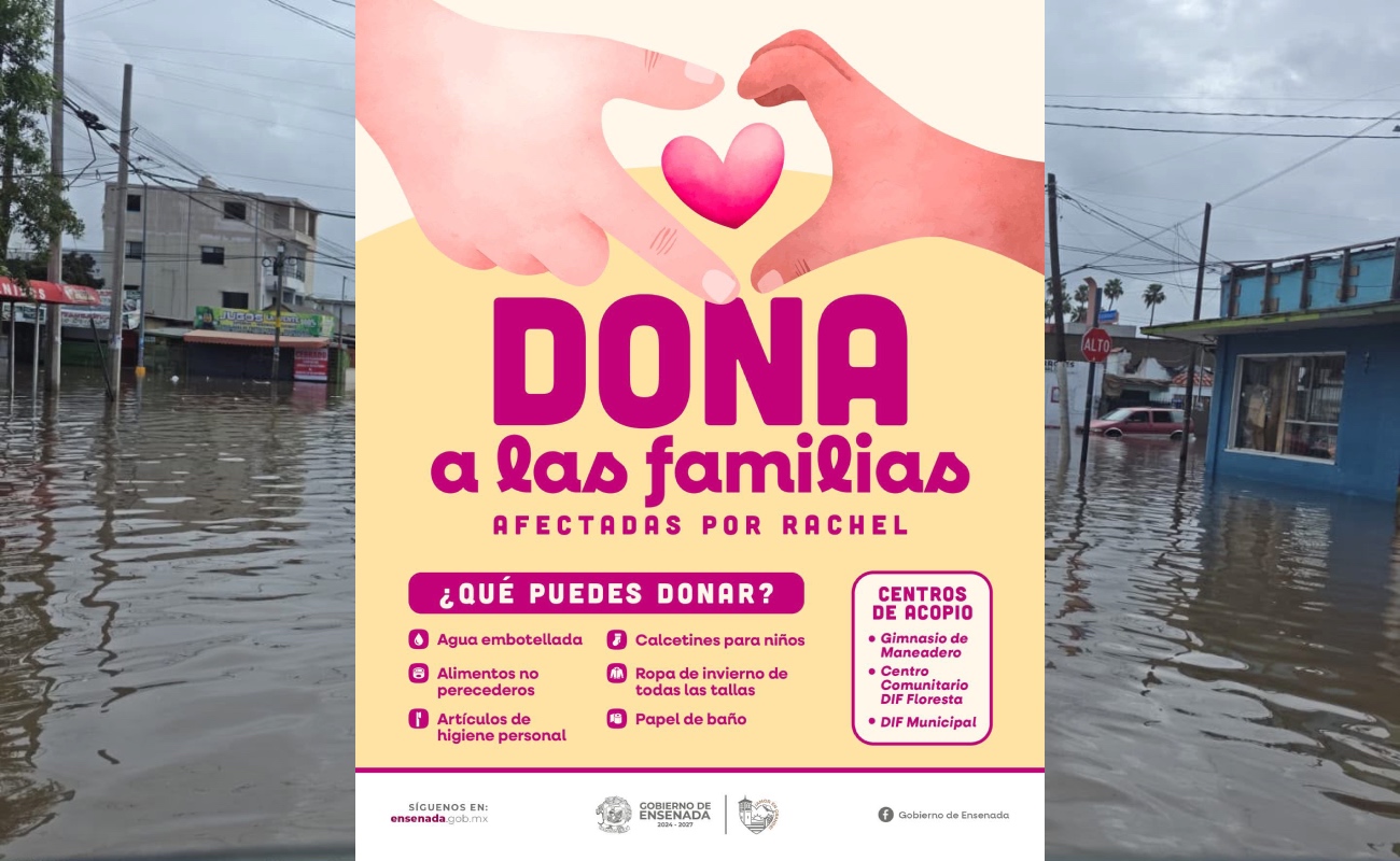Convocan a solidarizarse con familias afectadas por la tormenta tropical Rachel