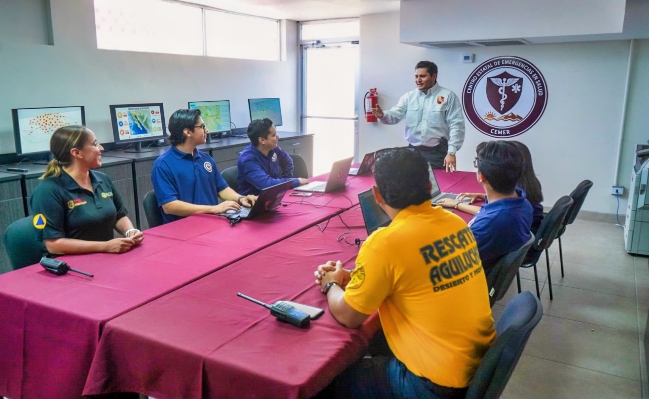 Refuerzan prevención de accidentes y atención prehospitalaria en BC