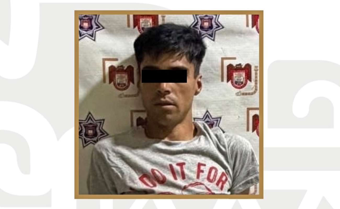 Arresta Policía Municipal a un hombre por presunta violencia contra una mujer y lesiones