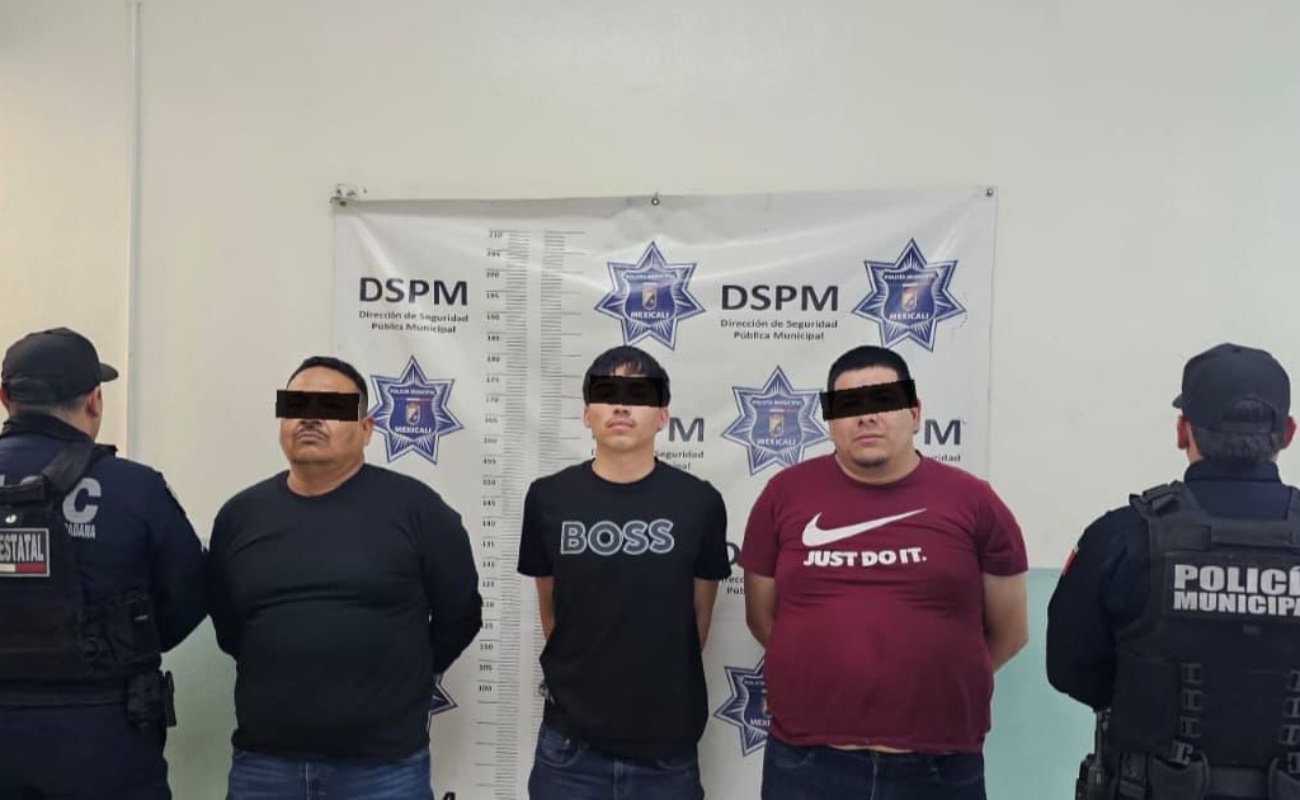 Policía Municipal detiene a tres personas por presunta privación de la libertad en zona poniente