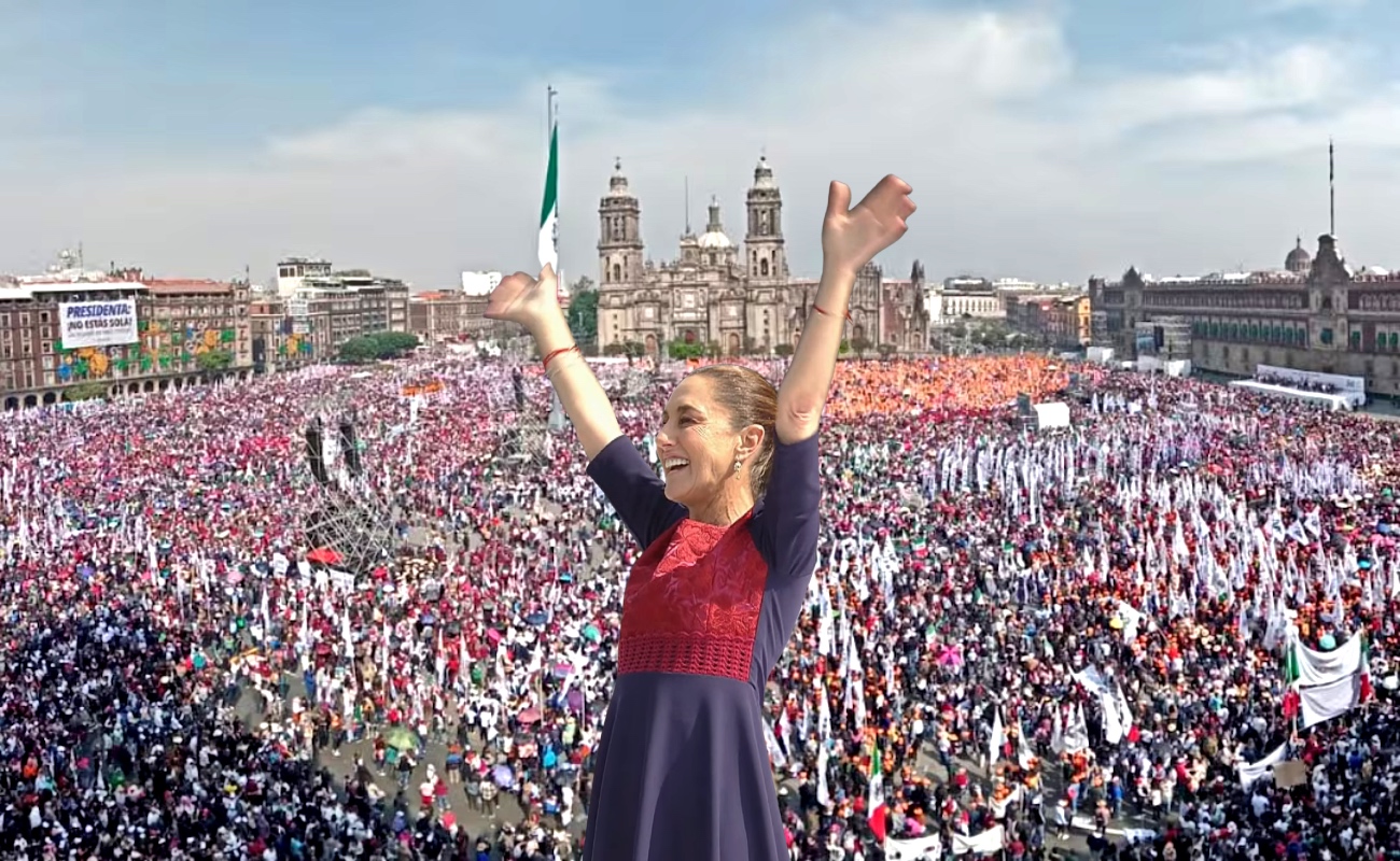 La presidenta Claudia Sheinbaum recordó los logros Morenistas.