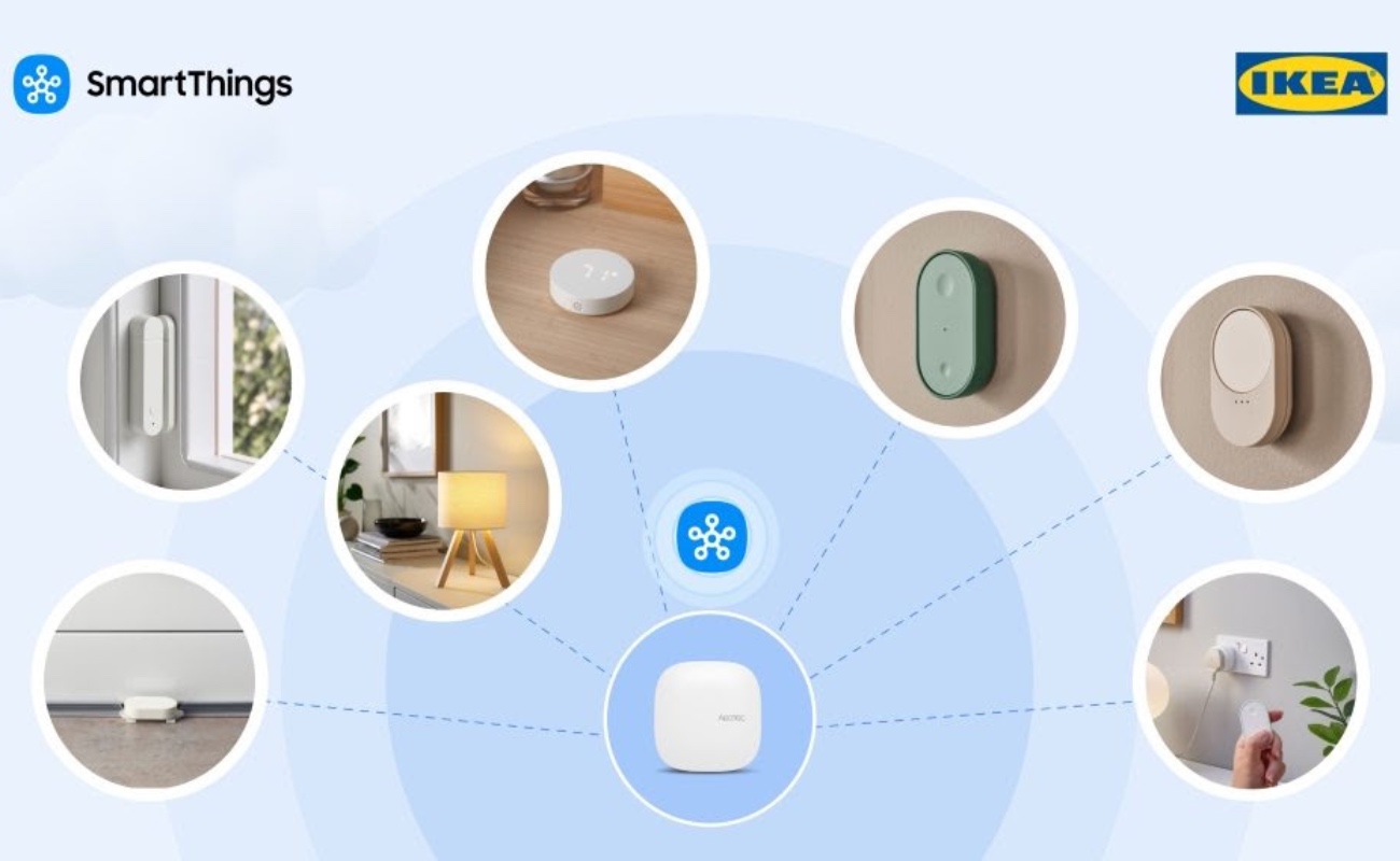 Samsung habilita la integración fluida de veinticinco dispositivos prácticos de hogar inteligente de IKEA compatibles con Matter over Thread.