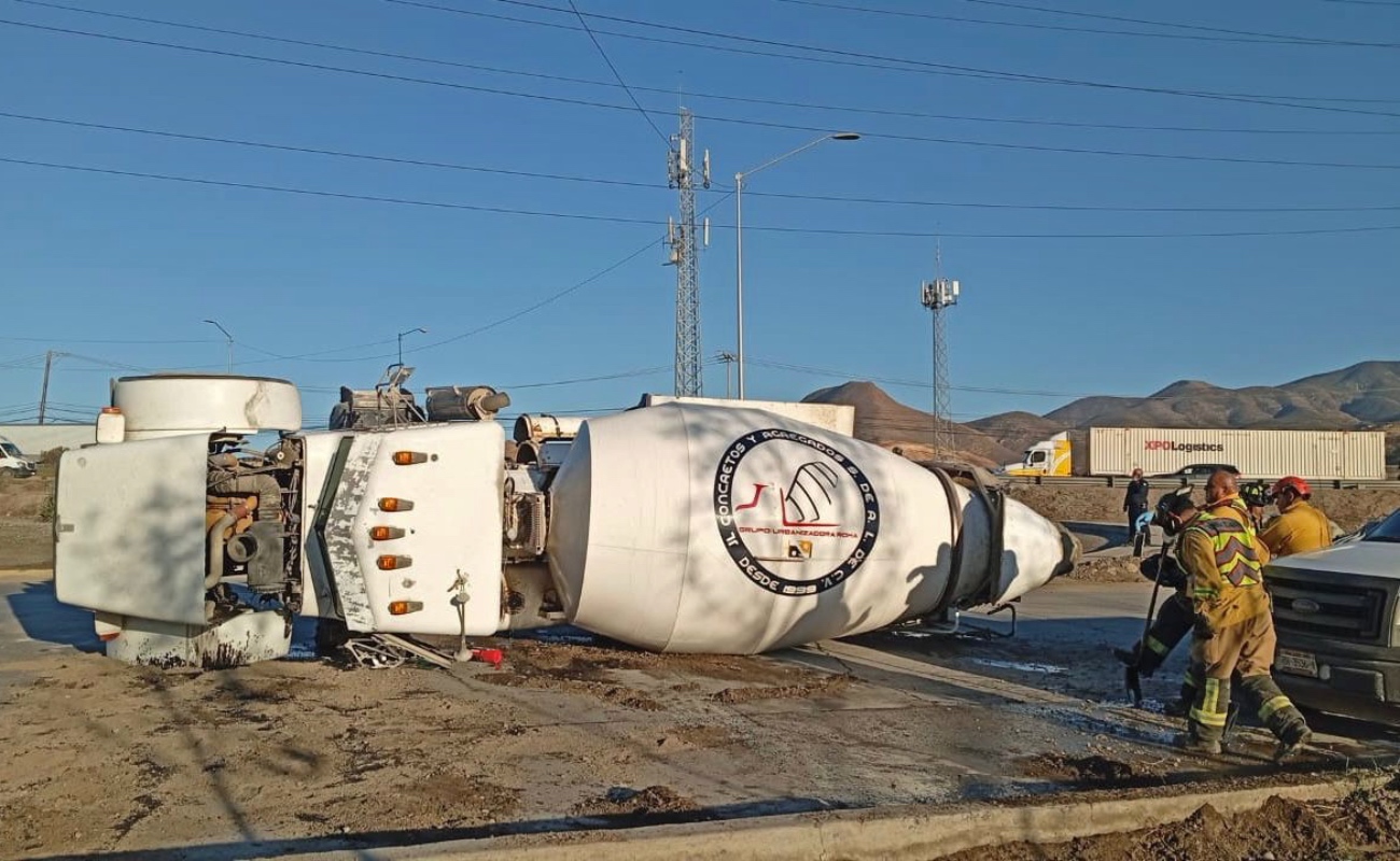 El accidente generó un fuerte congestionamiento en la zona.