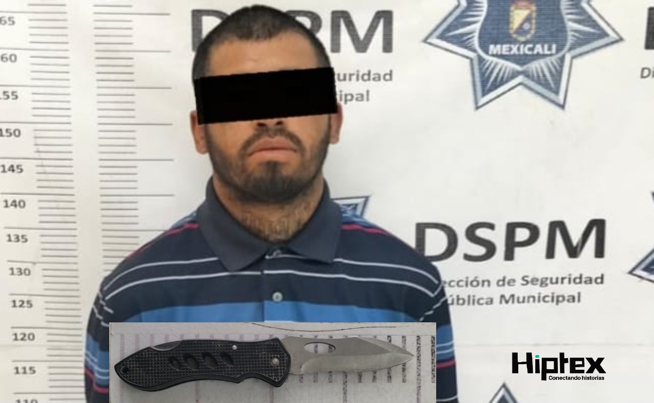 Captura Policía Municipal a prófugo de la justicia; portaba arma prohibida al momento de su detención
