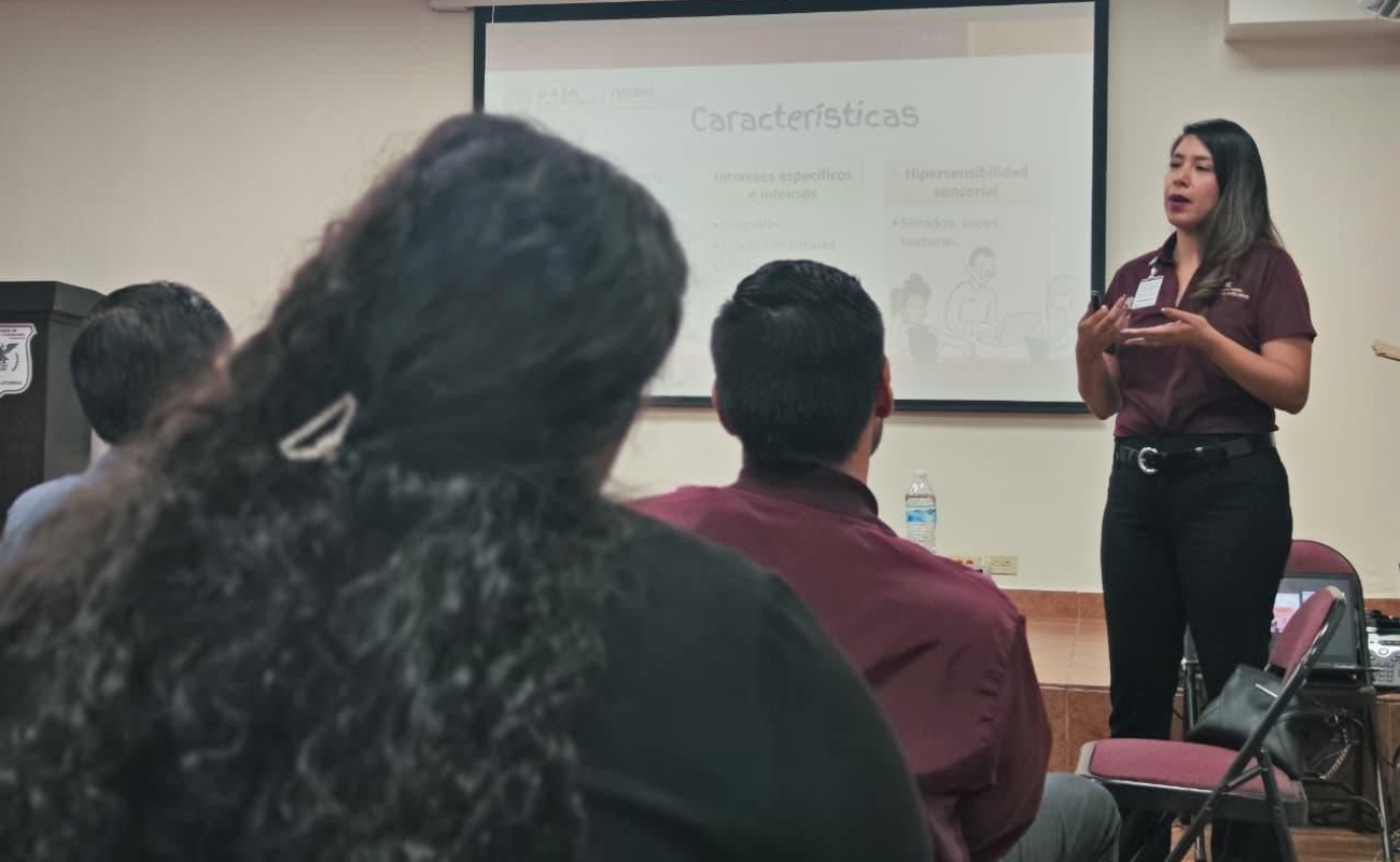 El Instituto de Psiquiatría de Baja California capacita al personal sobre los principios básicos del autismo y sus niveles dentro del espectro.