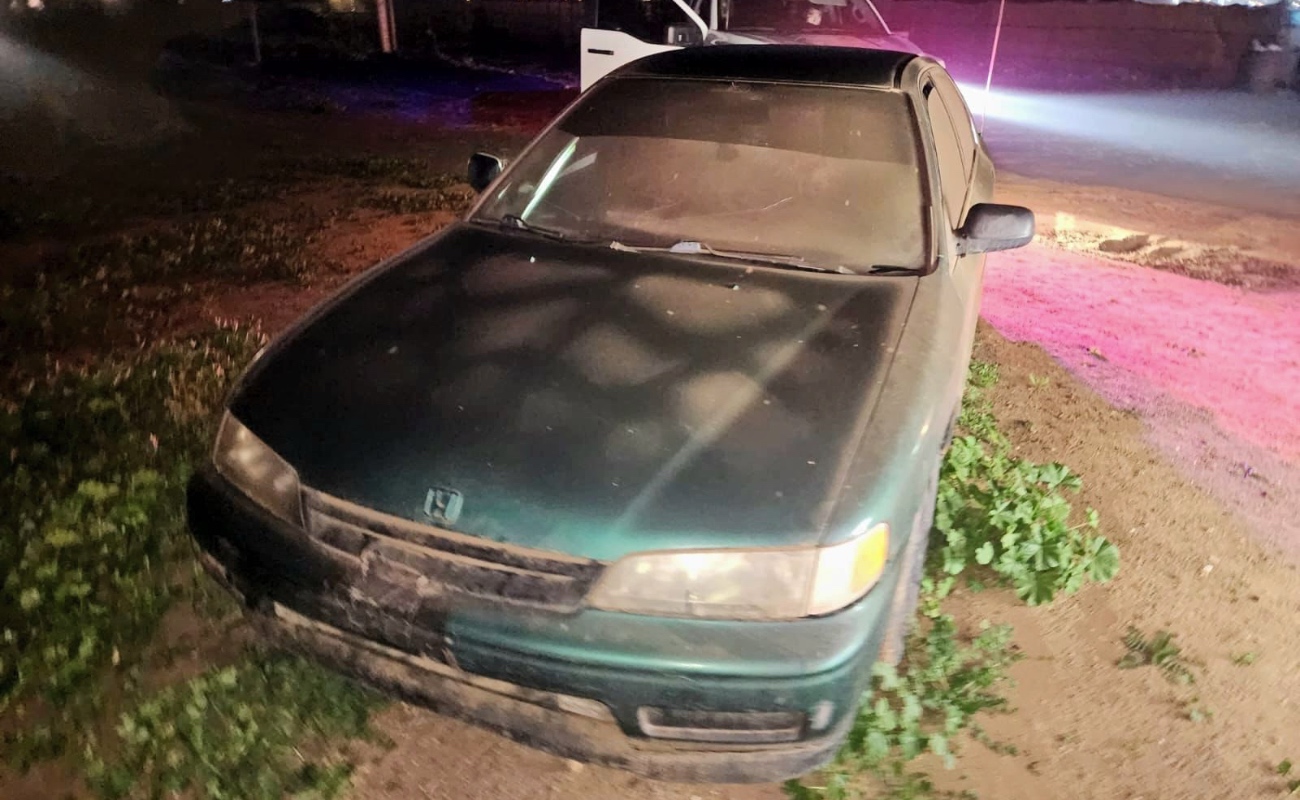 Agentes de la Fiscalía General del Estado recuperaron un Honda Accord robado en San Quintín.