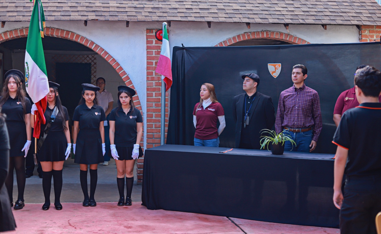 Fortalecen valores cívicos y participación juvenil durante Lunes Cívico en Tecate